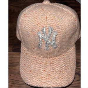 Peach Bling NY Hat